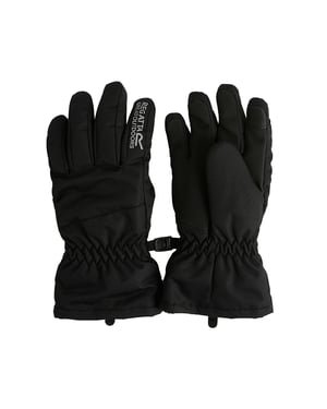 Regatta Kinder Arlie Waterdichte Handschoenen (Zwart)