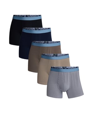 CR7 Cristiano Ronaldo Heren Drinken Katoenen Stretch & Reistas 5-Pack Onderbroeken, Ondergoed, Boxers