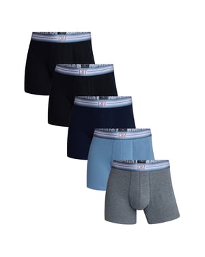 CR7 Cristiano Ronaldo Heren Drinken Katoenen Stretch & Reistas 5-Pack Onderbroeken, Ondergoed, Boxers