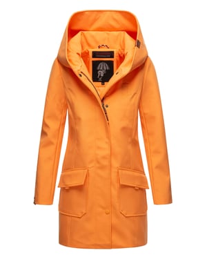 Marikoo dames softshelljas – Mayleen, waterafstotend met capuchon