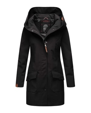 Marikoo dames softshelljas – Mayleen, waterafstotend met capuchon