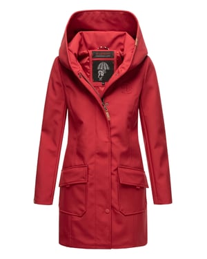 Marikoo dames softshelljas – Mayleen, waterafstotend met capuchon