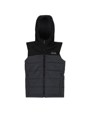 Regatta Kinderen Lofthouse Bodywarmer (Zwart/Seal Grijs)