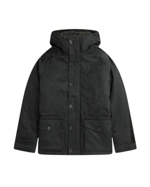 Fred Perry Heren Snorkel Korte Parka (Groen)