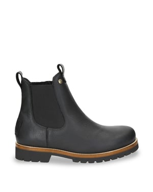 Panama Jack Heren Beny Igloo C1 Zwarte Waterdichte Leren Chelsea Boots