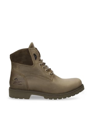 Panama Jack Heren Amur GTX C32 Khaki Waterdichte Leren Enkellaarsjes