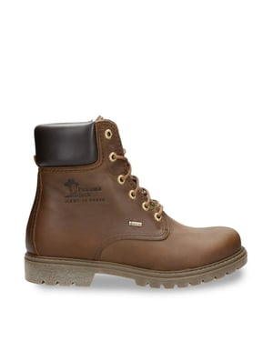 Panama Jack 03 GTX C1 Heren Bark Brown Waterdichte Leren Enkellaarsjes