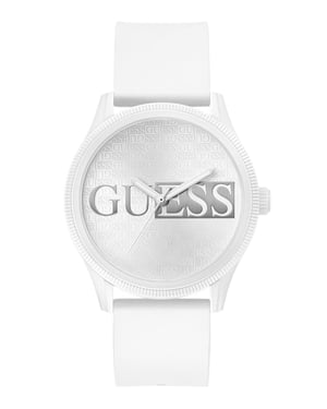 Guess Reputation Heren Witte Horloge GW0780G1