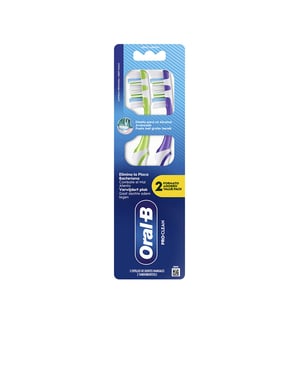 Proclean Plaque Verwijderaar Tandenborstel 40 #medium 2 Eenheden