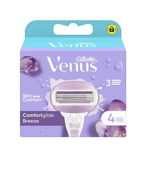 Gillette Venus Breeze Oplader 4 Navullingen 4 navullingen