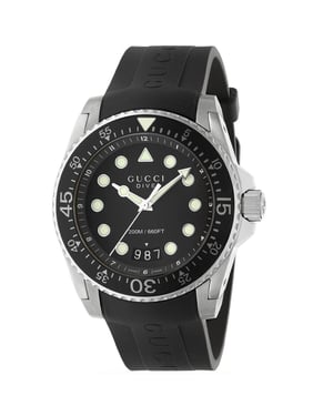 Gucci Dive Black herenhorloge YA136204 - Stijlvol en duurzaam uurwerk