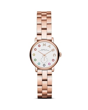 Marc Jacobs MBM3443 Elegant dameshorloge in roségoud