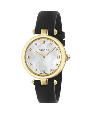 Gucci Dames Diamantissima Parelmoer Horloge - YA141404
