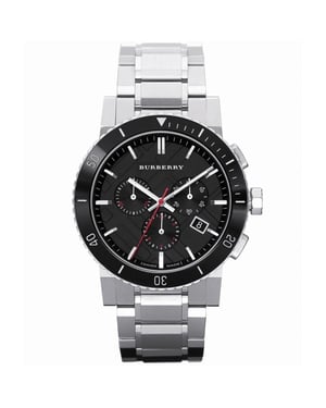 Burberry BU9380 Herenhorloge 42mm Zilver Chronograaf