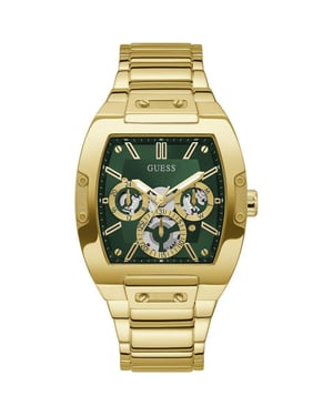 Stijlvol Guess GW0456G3 Phoenix herenhorloge met goudkleurig ontwerp