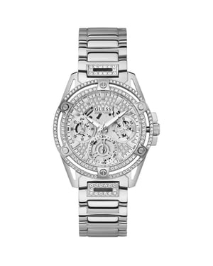 Guess GW0464L1 Queen dameshorloge met chronograaf in zilver
