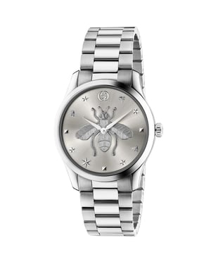 Gucci G-Timeless 38mm unisex roestvrij stalen horloge - YA1264126