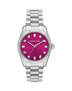 Michael Kors MK7443 Lexington Pavé dameshorloge - Elegant zilverdesign