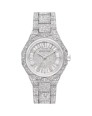 Michael Kors MK4691 Raquel Pavé dameshorloge - Elegant zilver horloge