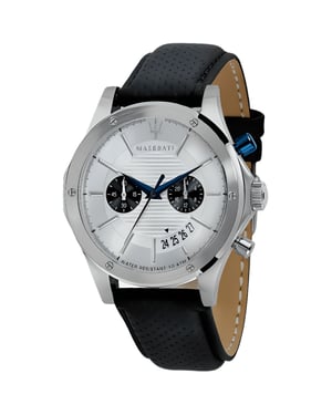 Maserati Circuito Zilveren Wijzerplaat Herenhorloge - R8871627005