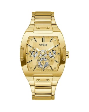 Stijlvol Guess GW0456G2 Phoenix herenhorloge in goud roestvrij staal