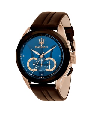 Maserati Traguardo R8871612024 herenhorloge met blauwe wijzerplaat