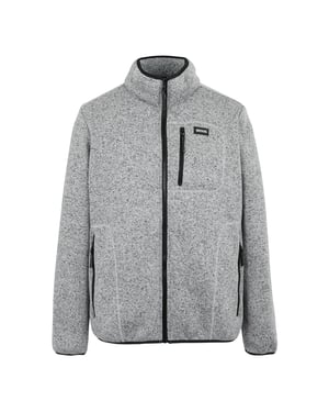 Regatta Heren Barlee Marl Full Zip Fleecejack (Zilvergrijs)