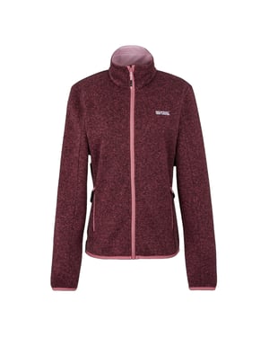 Regatta Dames/Dames Newhill Full Zip Fleecejack (Stoffige roos)