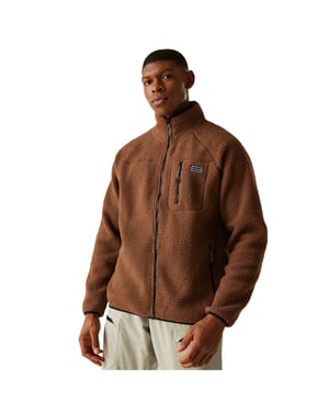 Dare 2B Heren Camber gerecycled polyester fleece (Donkerbruin)