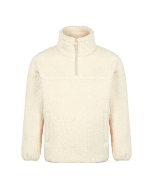 Regatta Kinder/Kids Kaliza Half Rits Fleece Top (Lichte vanille)