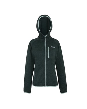 Regatta Dames Newhill Hooded Fleece Jacke (Spruce Green)