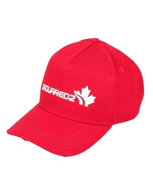 DSquared2 Familie Logo Baseballpet (Rood/Wit)