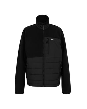Regatta Heren Frankie Borg Full Zip Hybride Jas (Zwart)