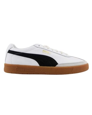 Puma Leren unisex volwassen sportschoenen (Wit, Zwart)