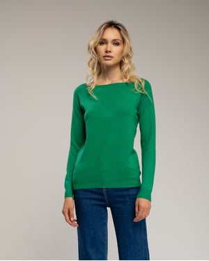 Aansluitend gebreid sweatshirt