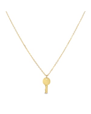 Luxenter Sterling Zilver 925 halsketting afgewerkt met 18K geel goud - Dikar