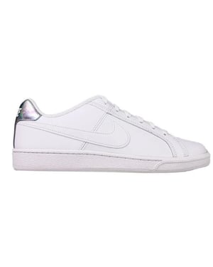 Nike Court Royale Zilveren Witte Sneakers Met Hak