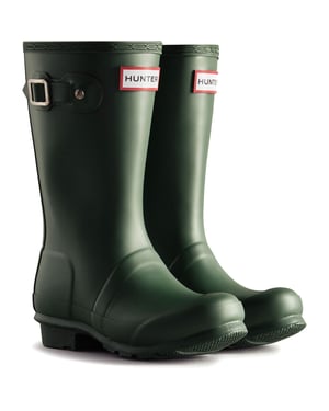 Hunter Junior Originals Laars Rubber Kinderen Hunter Groen Wellingtonlaarzen