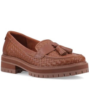 TOMS Cara Geweven Dames Amber Bruine Instappers