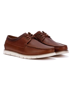 Ben Sherman Soho Heren Veterschoenen Van Bruin Suède