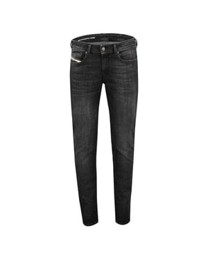 Diesel Heren Sleenker Jeans (Zwarte denim)