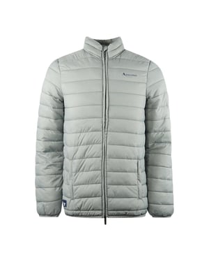 Aquascutum Gewatteerd herenjack met logo (Zwart)
