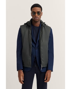 Bugatti Herren Waterafstotend vest met capuchon
