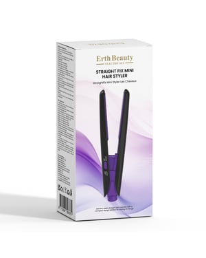 ErthSkin Straight Fix Mini Haarstyler Zwart