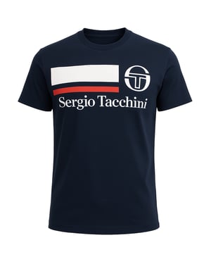 Sergio Tacchini Falcade Heren Donkerblauw T-Shirt