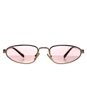 Miu Miu Ovaal Dames Licht Goud Roze MU52AS