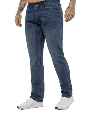 Enzo | Heren Regular Fit Rechte Jeans
