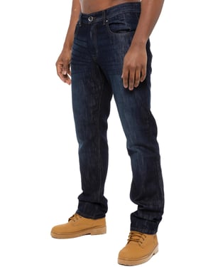 Enzo | Heren Regular Fit Rechtaanstekende Jeans