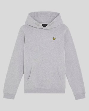 Lyle & Scott Loopback katoenen hoodie voor jongens - grijs