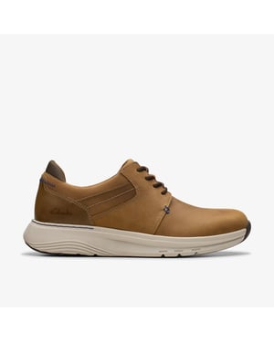 Motion Trek PT Donker Tan Leer Sneakers
